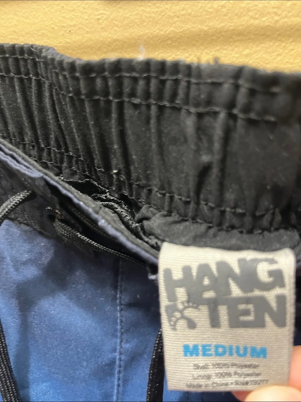 Hang Ten Ombre Blue Plaid Board Shorts
